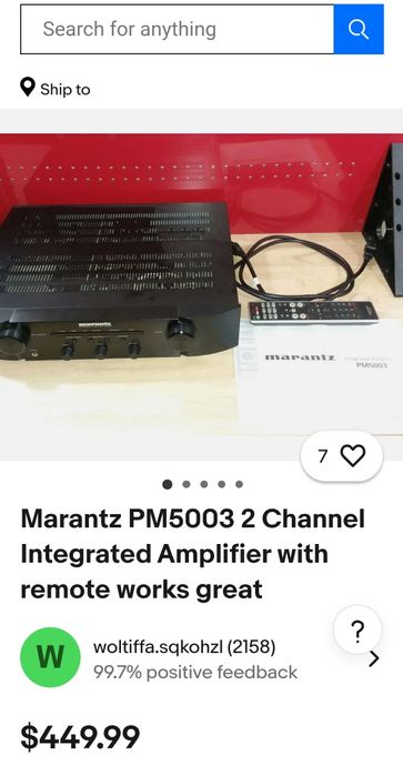 Marantz PM 5003 amplificator statie sunet bun muzica de calitate