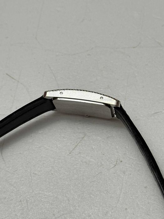 CEAS AUR alb 18K + 144 Diamante = 1.44CT - LAUSANNE - Model Cartier TANK - 17.5g. !