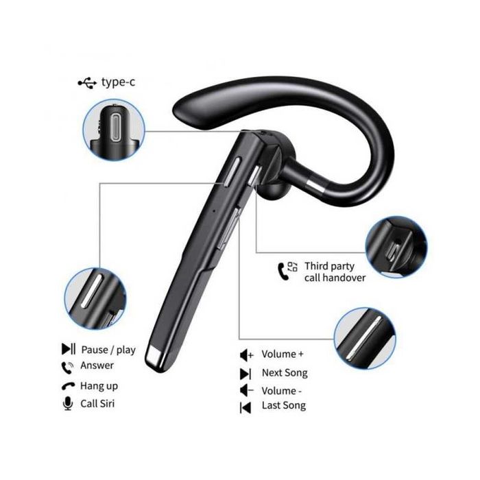 Casca Bluetooth Blavec Discover 55 Negru