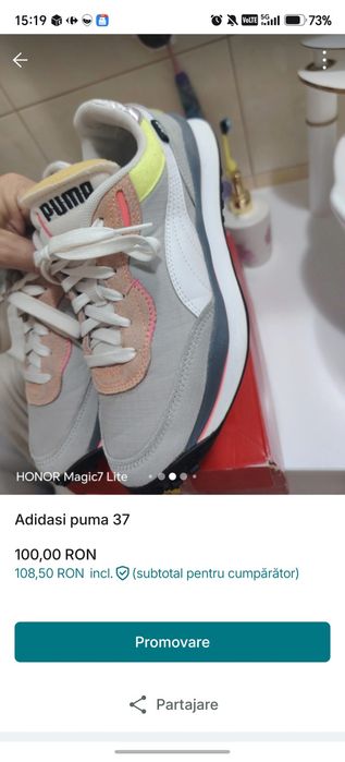 Adidasi dama puma  37