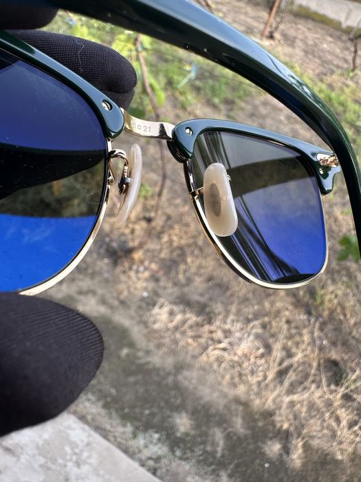 Ray-Ban Clubmaster Chromance Polarized