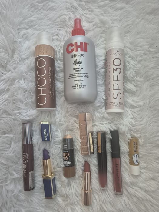 Лот козметика Cocosilis, Chi, NL Beauty, Fenty, Balmain, Loreal