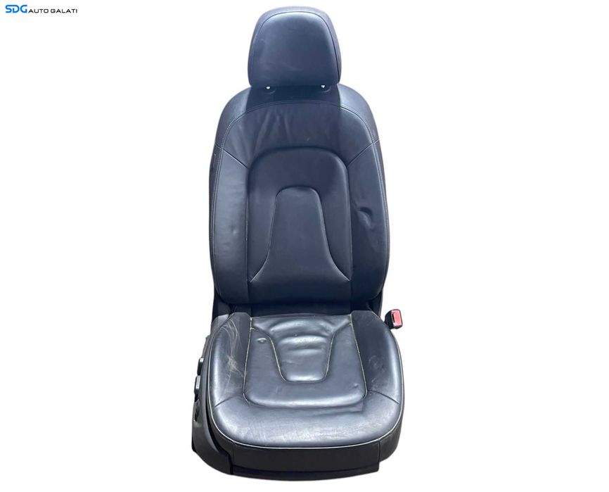 Scaun Dreapta Fata Pasager Piele Neagra Electric Fara Incalzire Audi A5 Sportback 2008 - 2016 [LR0349] [LR0351]