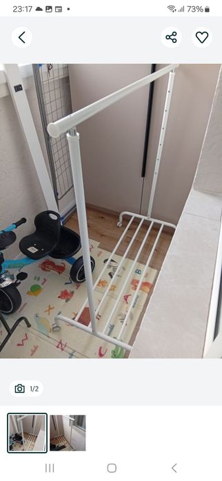 вешалка для одежды на колесиках