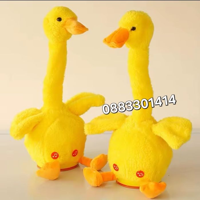 Танцуващо Пате, Пее, Повтаря думи, 30см