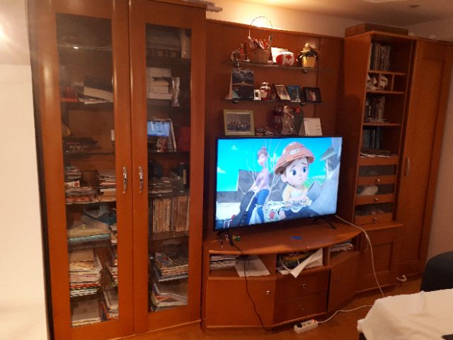 Mobila living / sufragerie lemn masiv