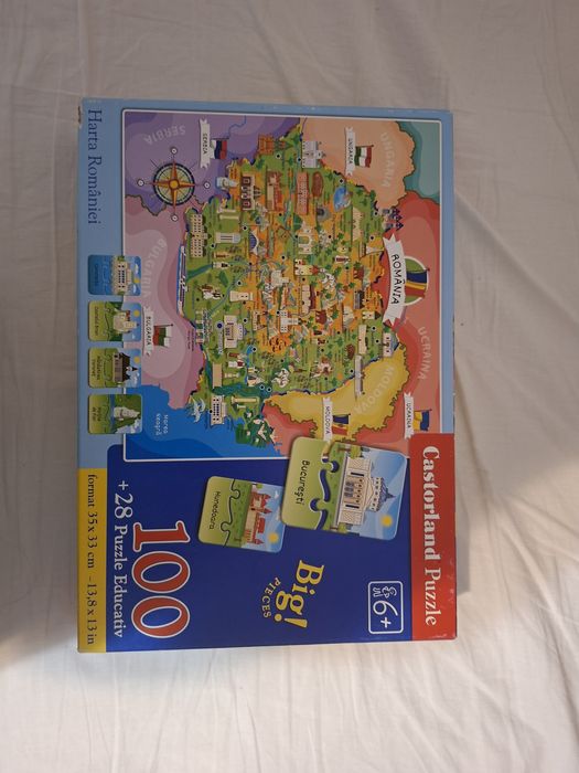 Castorland puzzle harta romaniei
