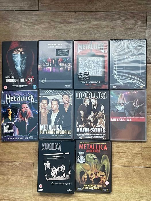 Colectie 10 dvd-uri METALLICA