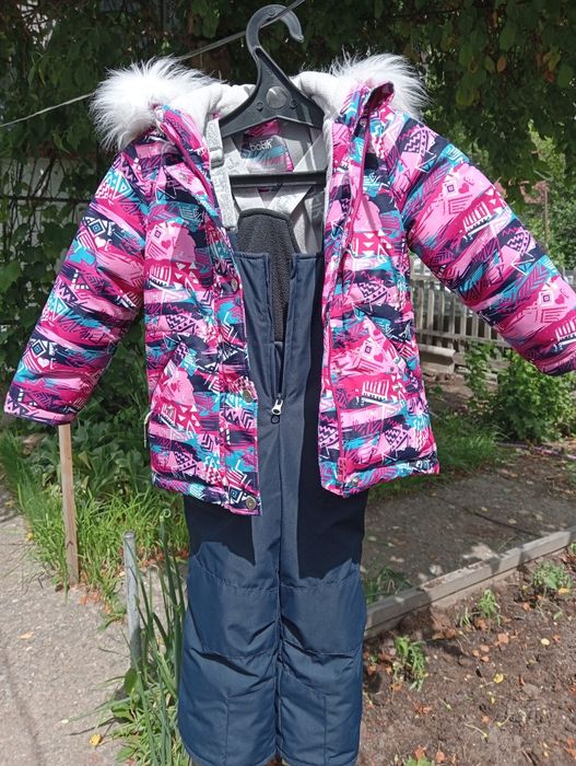 Комбинезон зимний для девочки, 3-4 г