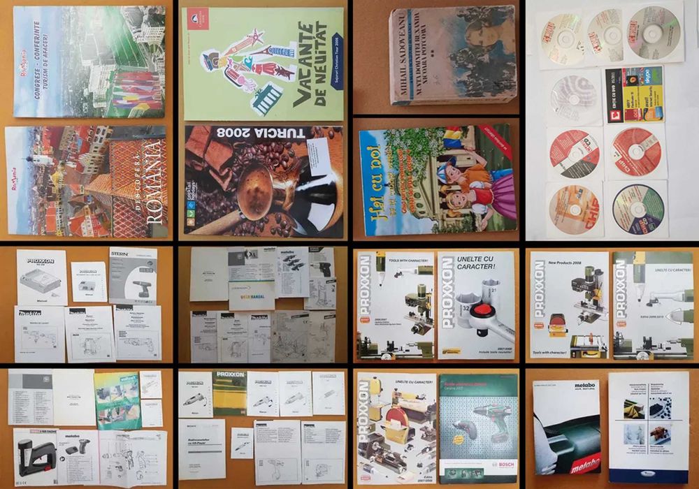 Reviste Turism - Carti Tehnice - Cataloage Power Tools - CD-uri IT