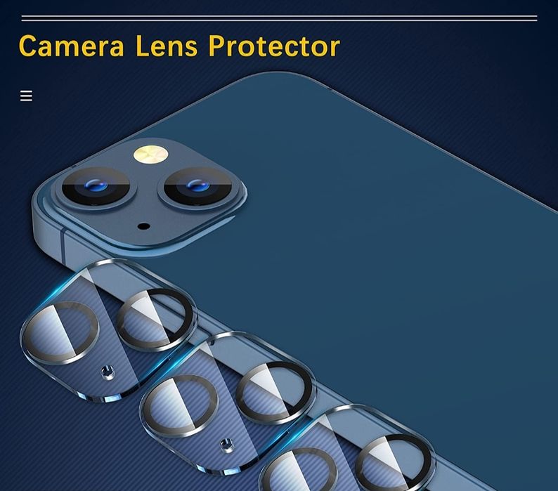 Folie 3D  camera Iphone 11 ; 11 Pro Max ; 12 ; 12 Pro ; 12 Pro Max