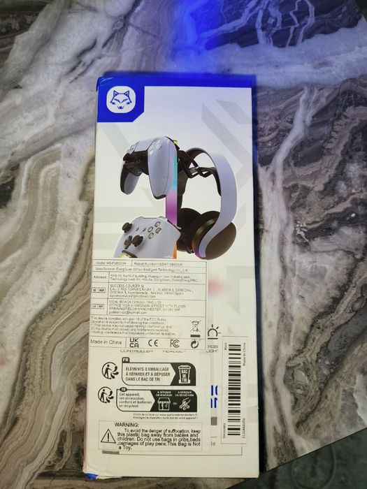 Подставка RGB для наушников и геймпада PS5-Xbox