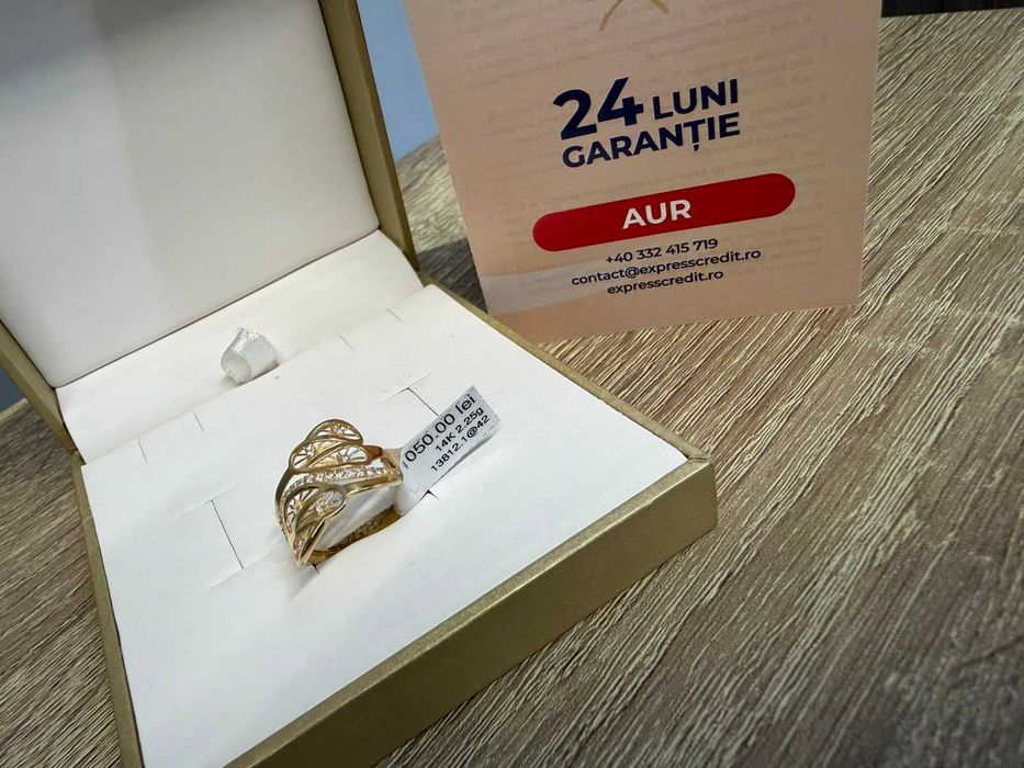 (AG42) Inel aur 14k 2.25g b13812 - Garantie 2 ani!