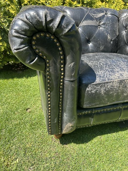 Кресло кожаное 4 штуки