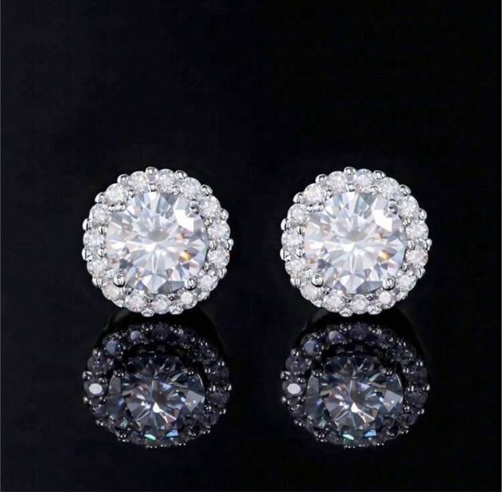 Cerecei cu magnet cu cristale