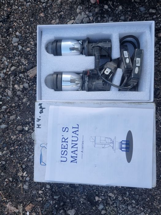 Лэд линза лампочка Н4