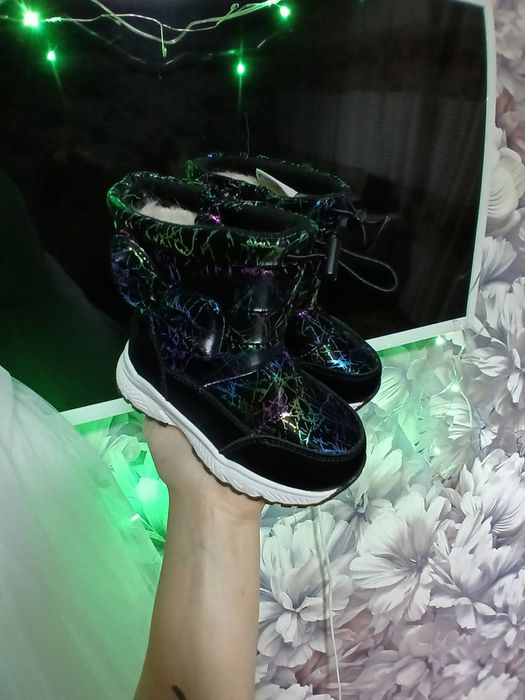 Сапожки на натуральной овчине 23р