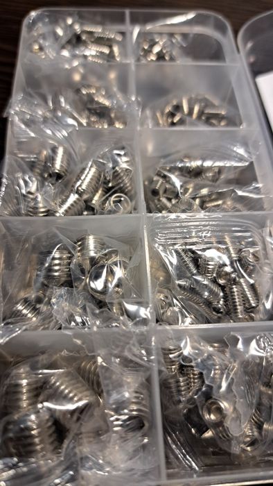 Набор винтов под шестигранник нержавейка