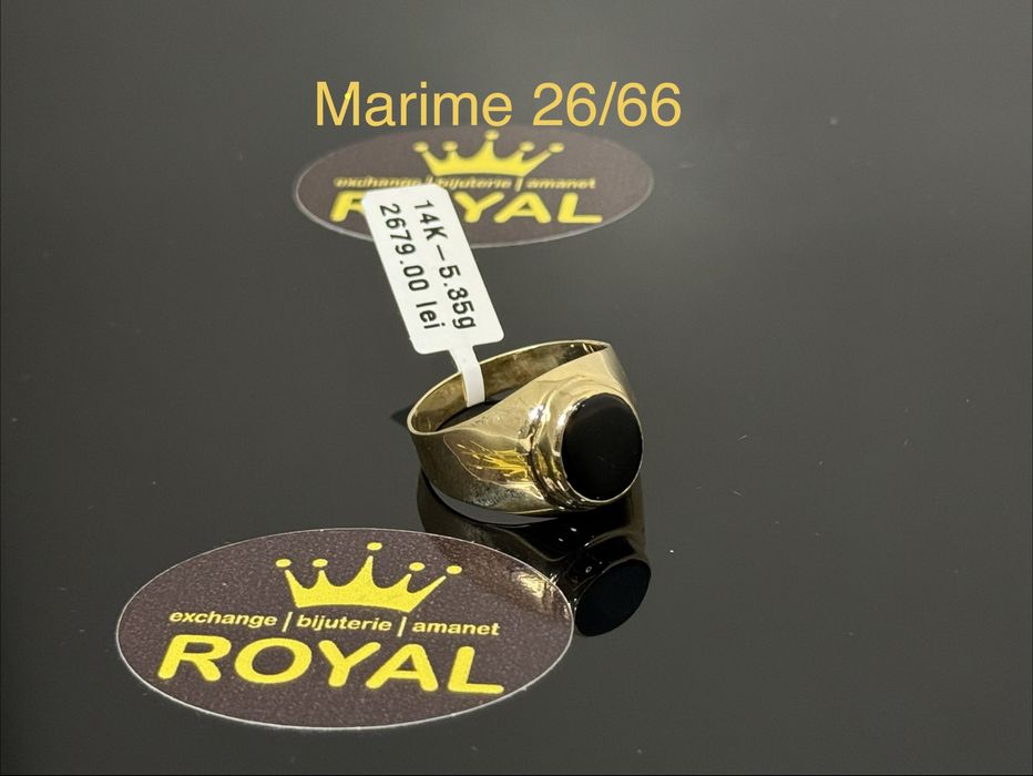 Bijuteria ROYAL : Inel Ghiul AUR 14K / 5.35 GR
