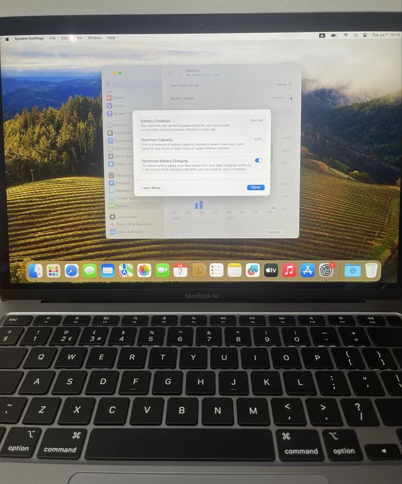 Apple Macbook Air 13” (M1) 512GB Silver 89%