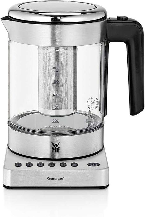 Компактна електрическа стъклена кана  WMF Kitchenminis, 1л, 1900 W, инокс