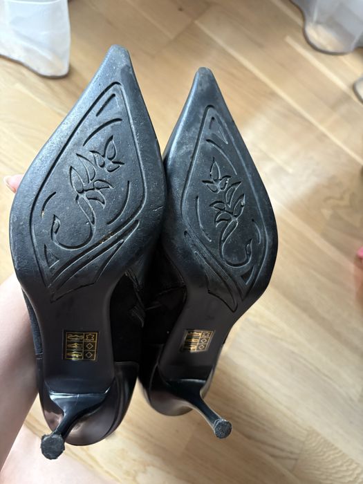 Ghete dama, piele naturala