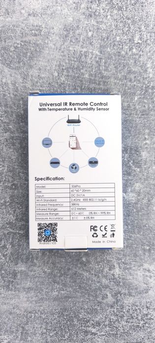 Чисто ново Универсално Смарт Дистанционно WiFi + IR + RF (Tuya/Smart Life)