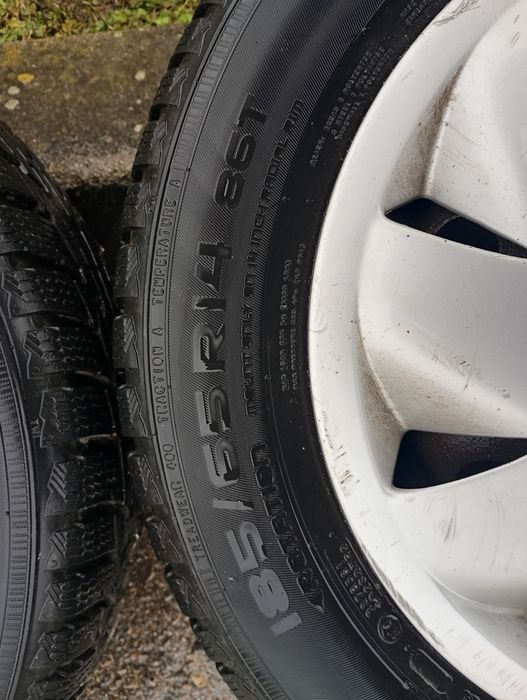 Зимни гуми с джанти,балансирани