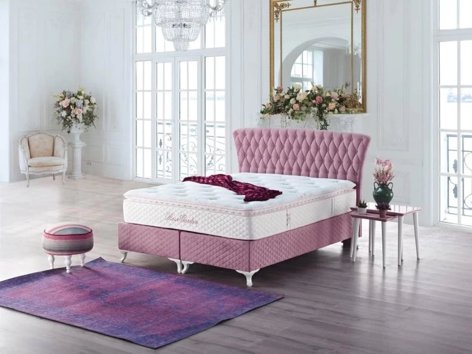 Тапицирано легло Rose Garden с матрак