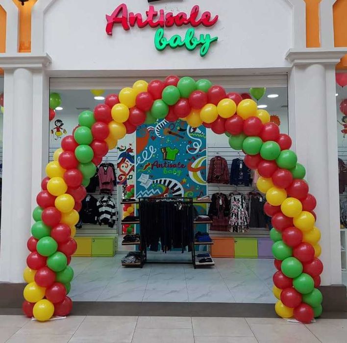 Арка из шаров на открытие