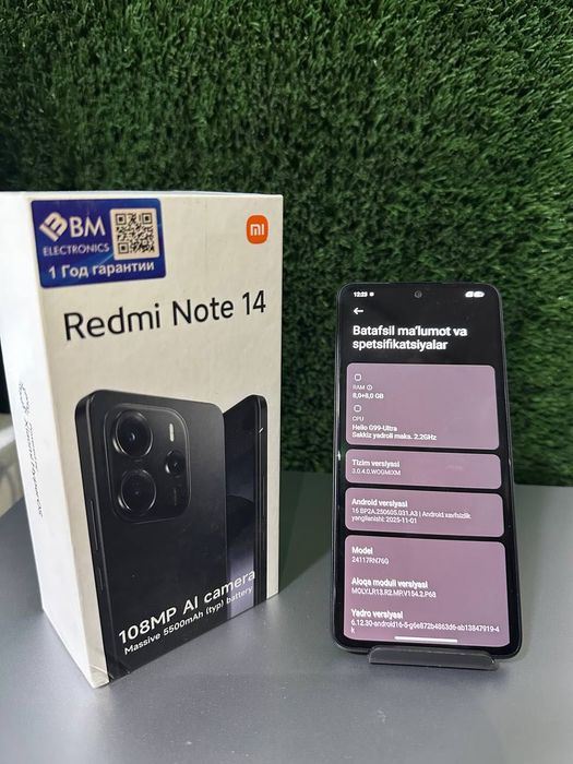 Redmi Note 14 8/128gb
