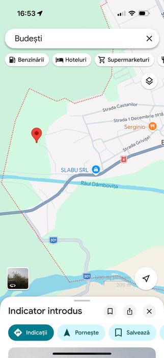 Vand teren la Budesti, CL