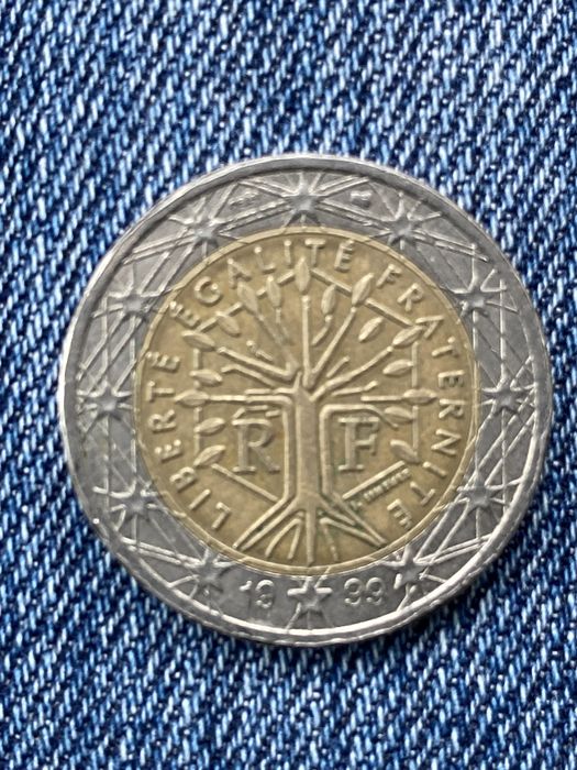 2 Euro Liberte Egalite Fraternite-Franta-1999