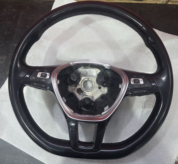 Volan Multifuncțional VW Golf 7 / Passat B8 Original Piele,Comenz,Padelei