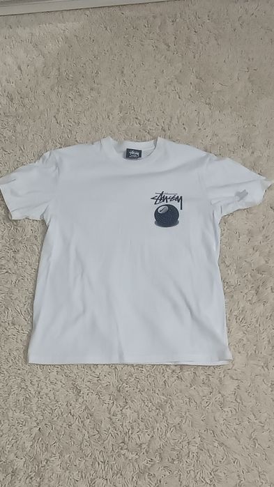 Tricou Nike x stussy 8ball white tee