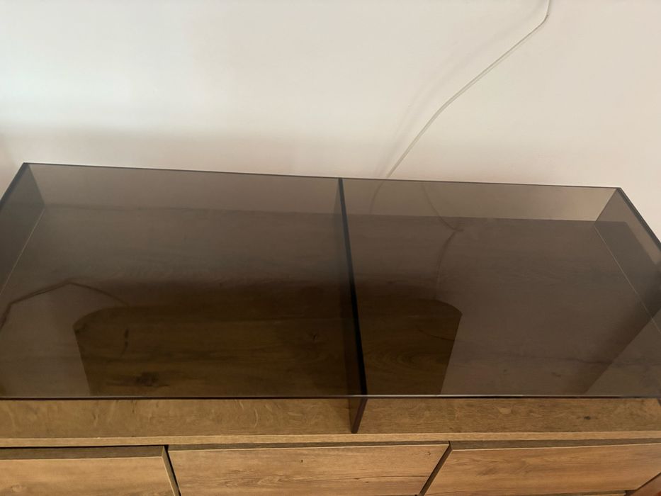 Vand suport Tv sticla Lemns