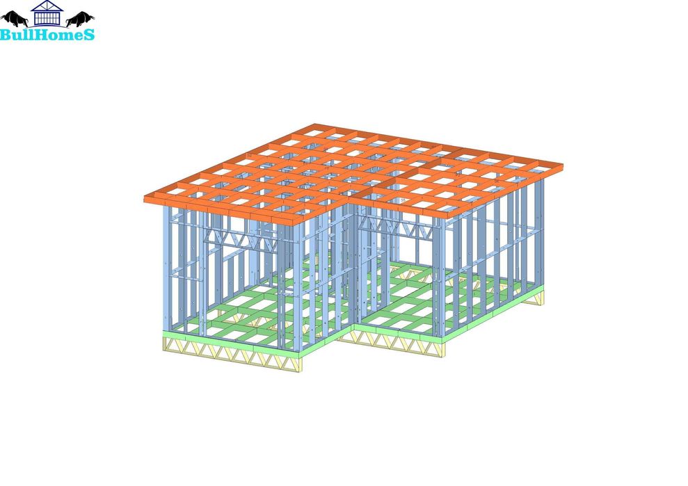 Къща,Бунгало,Преместваема къща,Сглобяеми къщи,Модулни,Жилищни-33.50м²