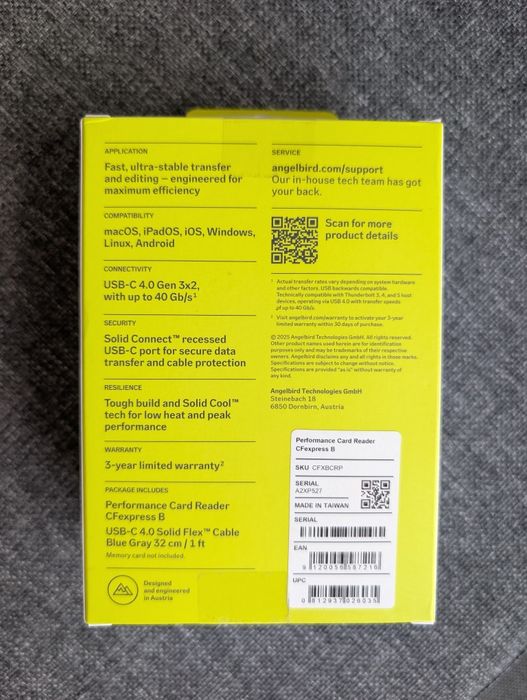 SIGILAT - Card Reader AngelBird CFexpress Type B