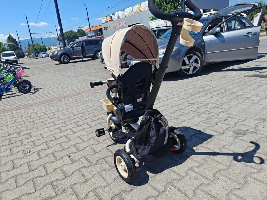 BYOX Детска триколка Flexy LUX бежов