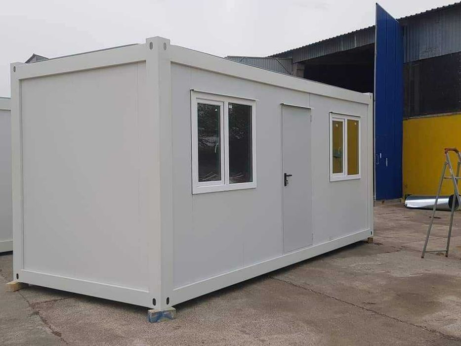 Vand containere modulare moderne, tip vitrina expunere, birouri, spatiu comercial, cabina de paza