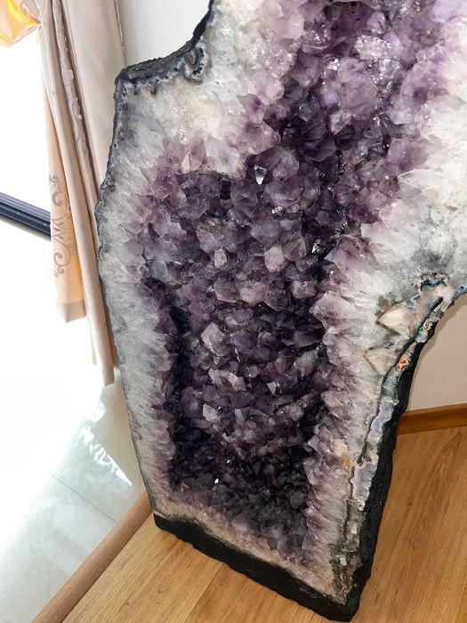 Geodă ametist gigant 112 cm - Piesă premium decor/Feng Shui - 200 kg