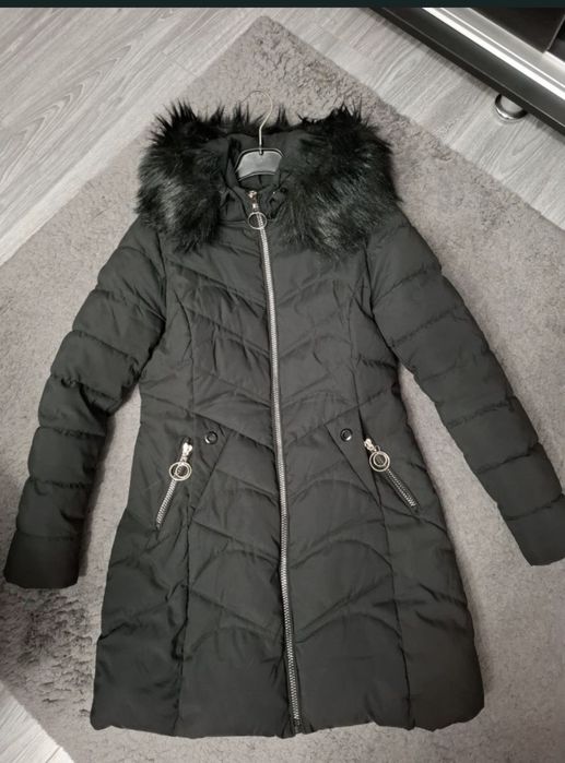 Geaca îmblănita  neagră