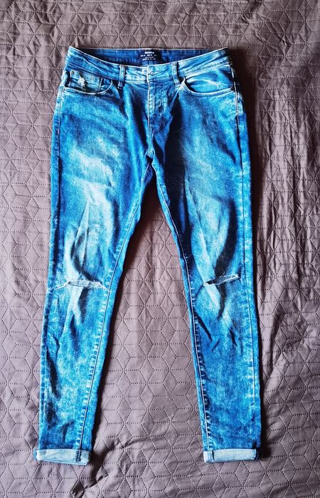 Pantaloni bărbați Zara slim/Bershka skinny regular mărime31 toți la 50