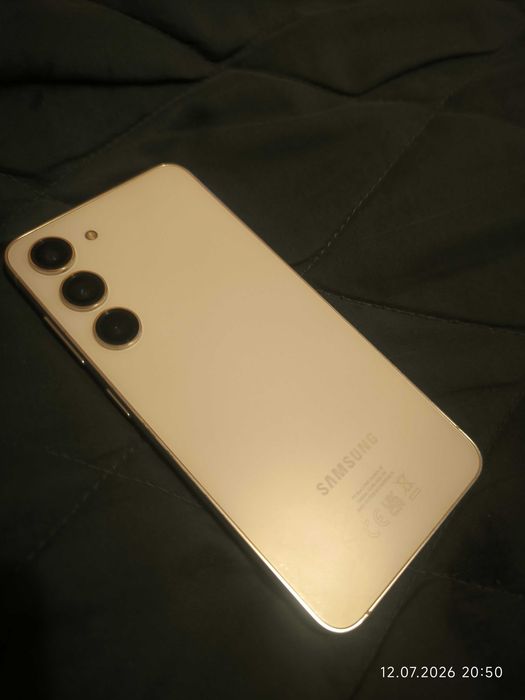 Samsung Galaxy S23 white edition 256 GB alb sidef