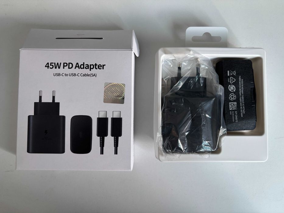 Încărcător 45W pentru Samsung + cablu 5A | Super Fast Charging|Sigilat