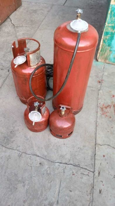 Газовые баллоны 50л, 27 л и 5л