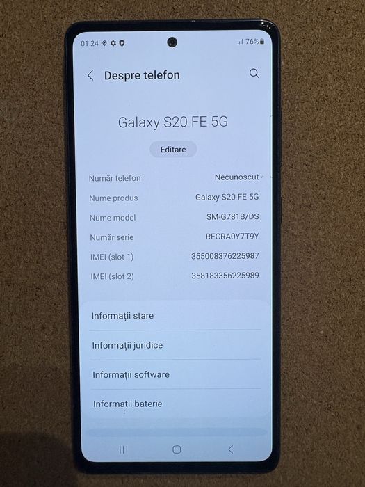 Samsung Galaxy S20 FE 5G 128 Gb ID-XXL4123