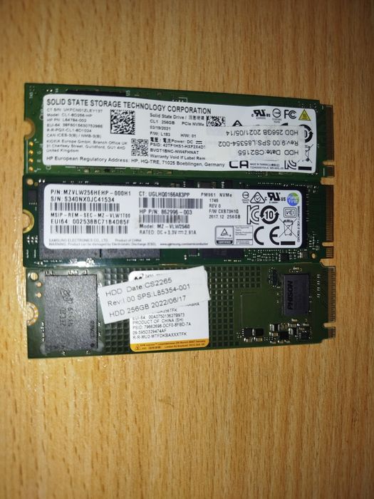 Продам SSD 256gb nvme m2