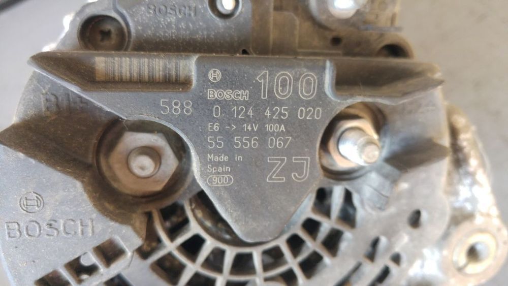alternator 1.6 b z16xep opel astra h 0124425020