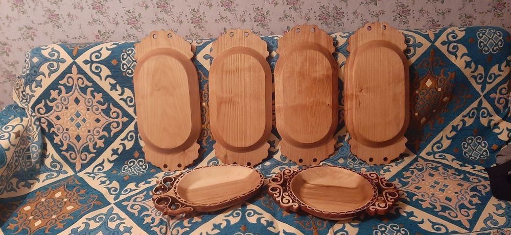 Астау Кишкенекөл Бас табақ Посуда для бешбармака Ет табақ Посуда